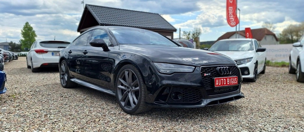 Audi RS7 cena 269000 przebieg: 98000, rok produkcji 2016 z Sompolno małe 352